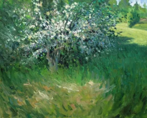 Anders Ståhl. Äppelblom, Leksand